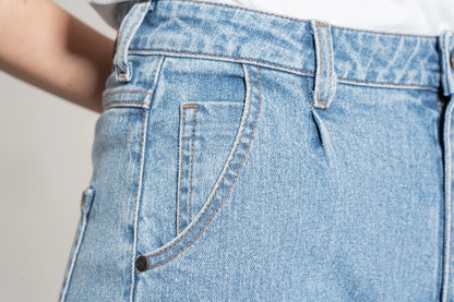 fv-Bel:la - Balloon - High Waist - Hemp Denim