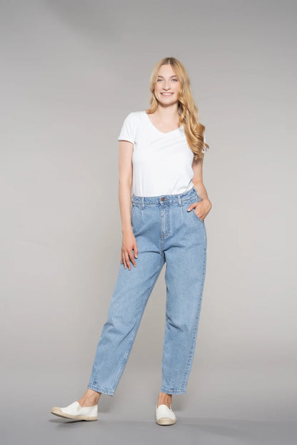 fv-Bel:la - Balloon - High Waist - Hemp Denim