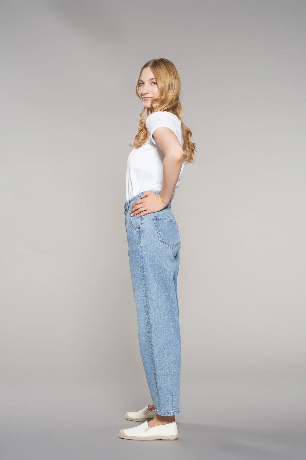 fv-Bel:la - Balloon - High Waist - Hemp Denim
