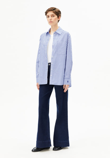 STRIPE LOOSE SHIRT BLOUSE