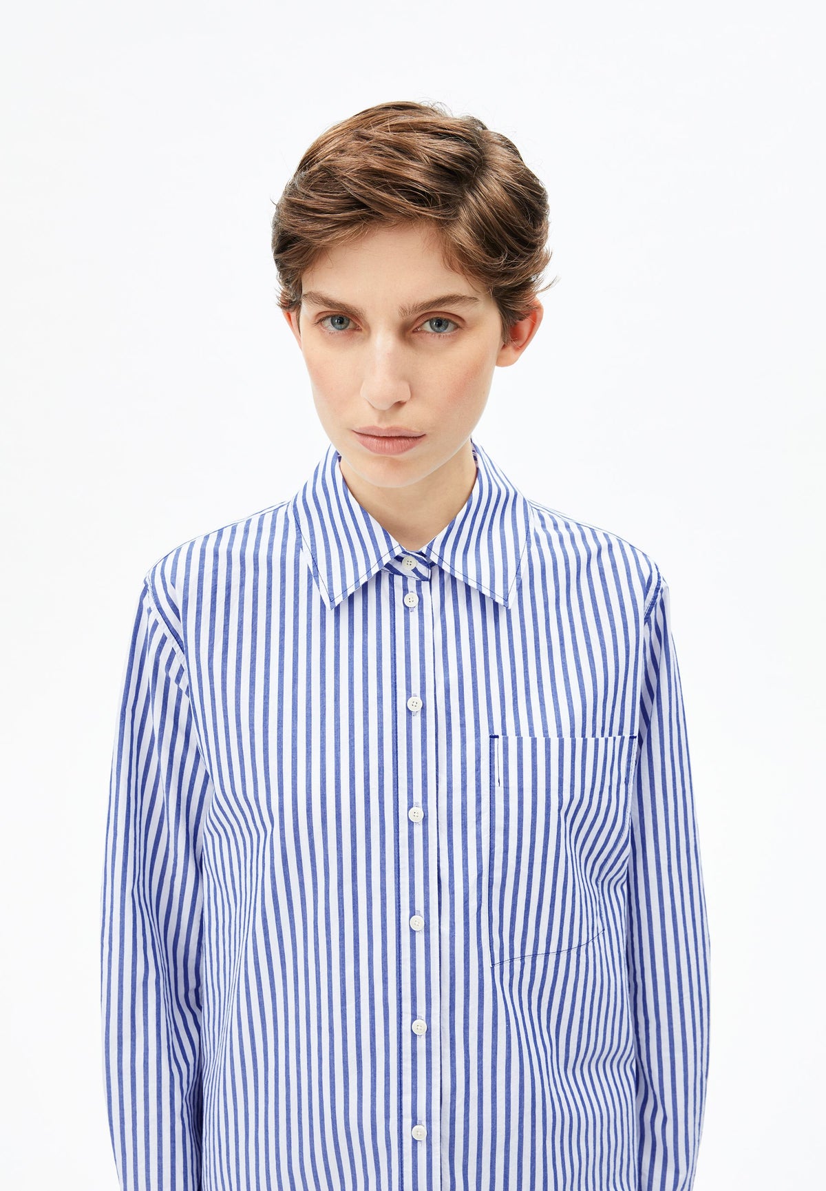 STRIPE LOOSE SHIRT BLOUSE