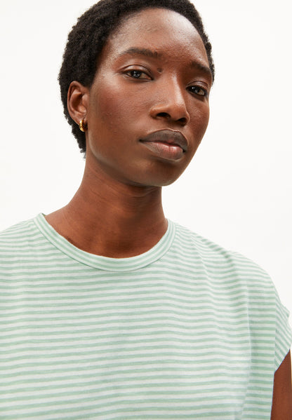 SLUB JERSEY STRIPE T-SHIRT