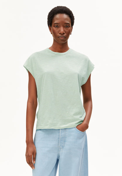 SLUB JERSEY STRIPE T-SHIRT