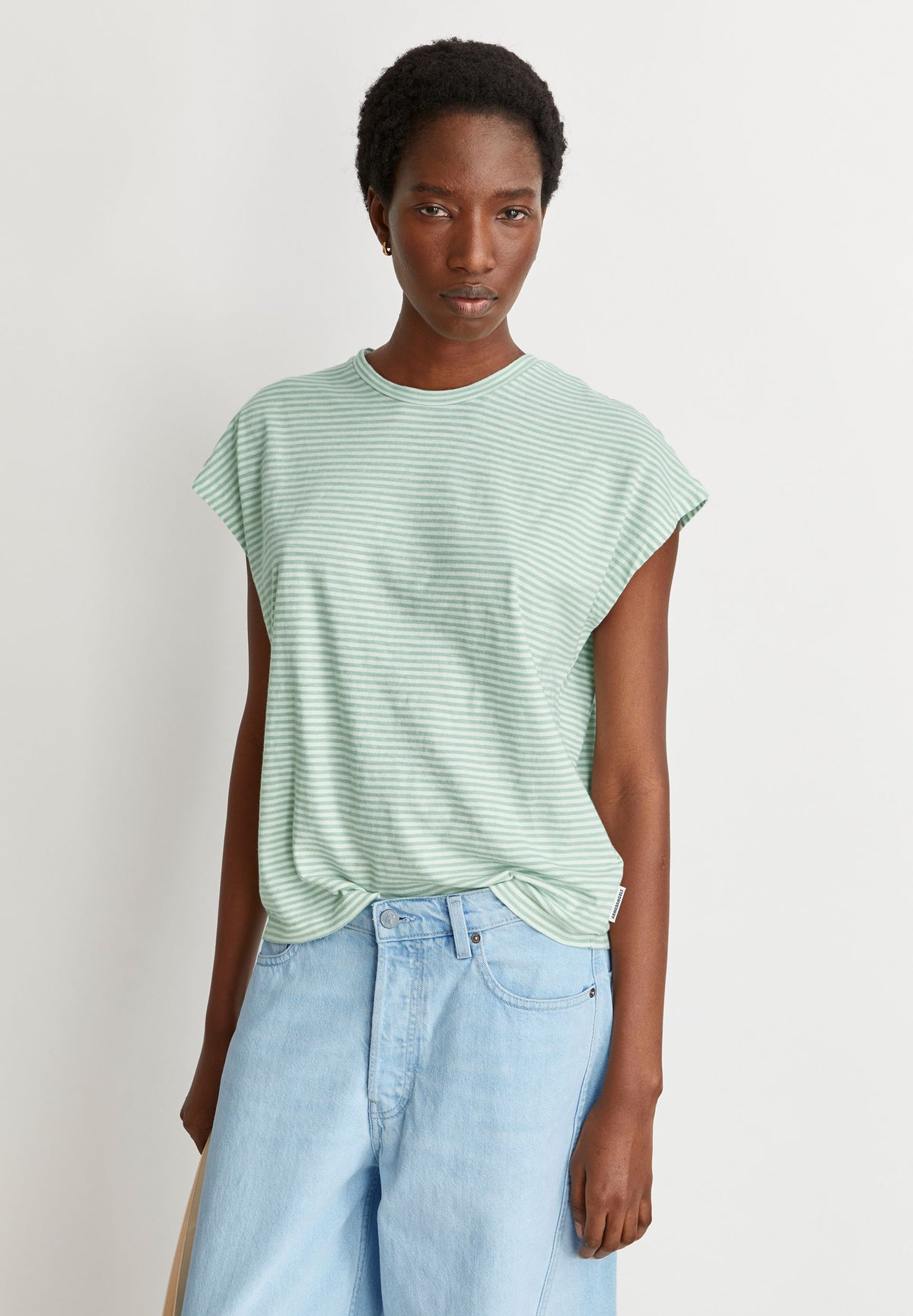 SLUB JERSEY STRIPE T-SHIRT