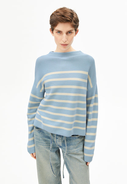 MERINAA STRIPES KNIT SWEATER