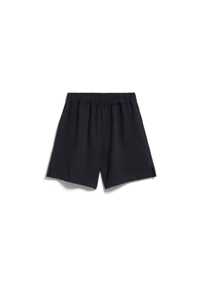 LINEN BLEND PULL ON SHORT