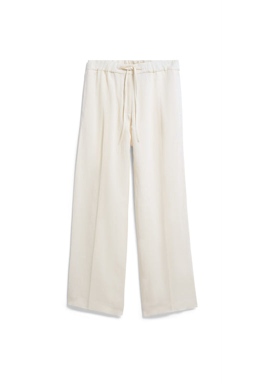 LINEN BLEND STRAIGHT LEG PANT