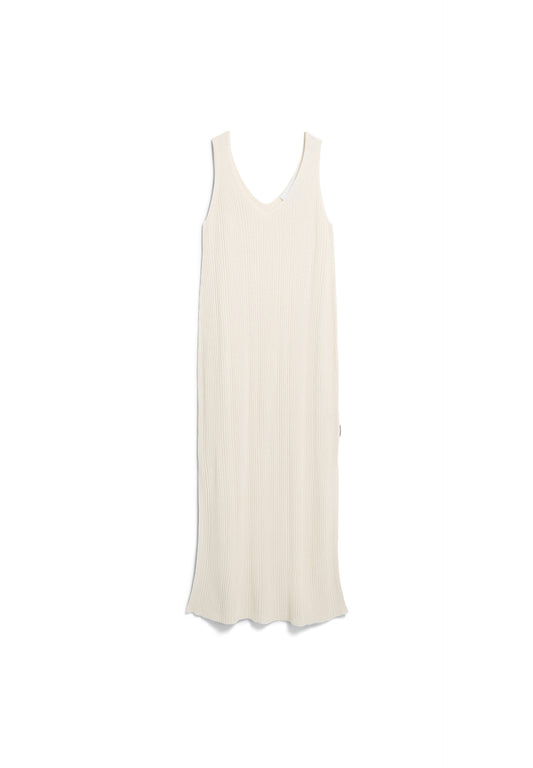 LINEN BLEND KNIT DRESS
