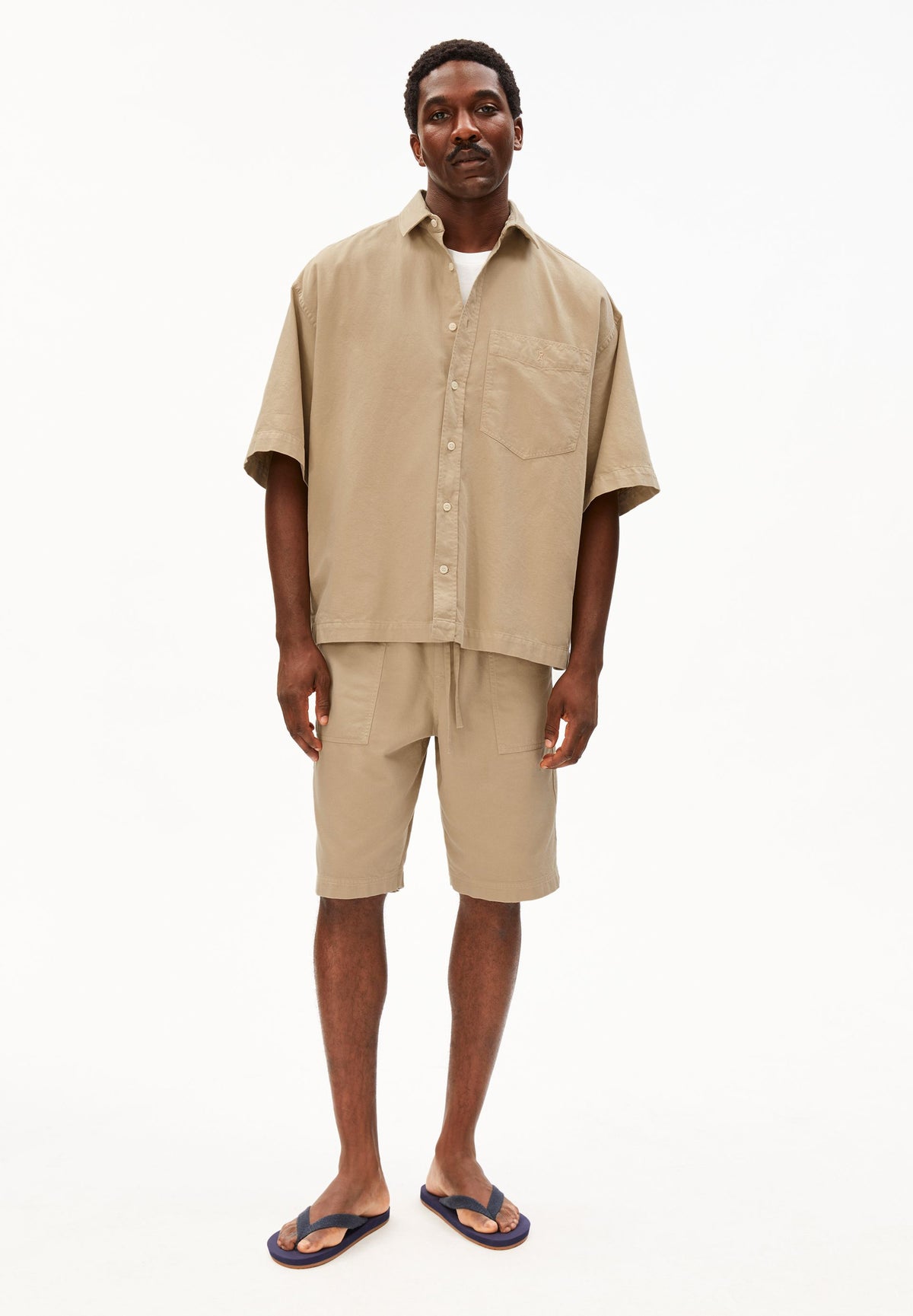 COTTON LINO SHORTSLEEVE SHIRT
