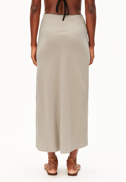 LENOVAA LINO SLIP-SKIRT