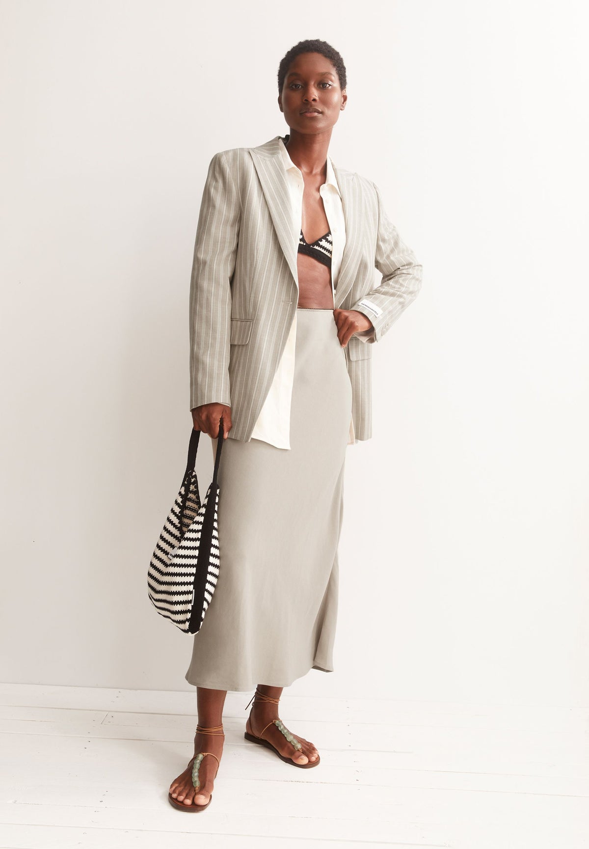 LENOVAA LINO SLIP-SKIRT