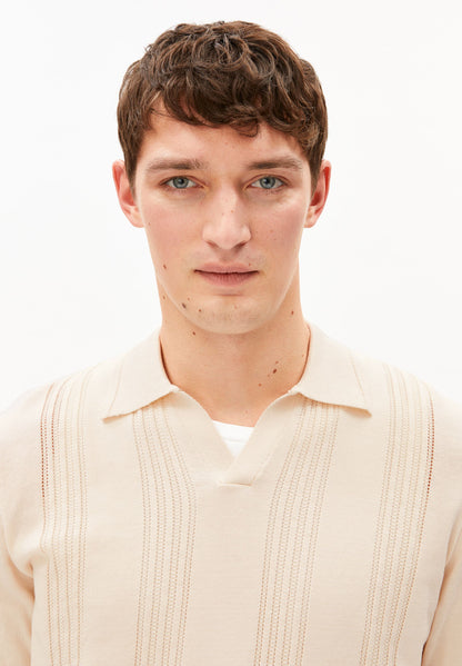COTTON KNIT POLOSHIRT
