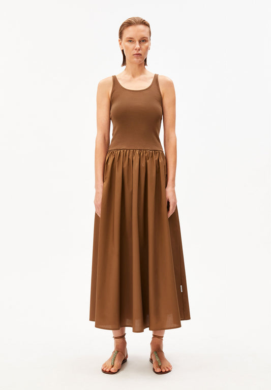 MATERIAL MIX DRESS