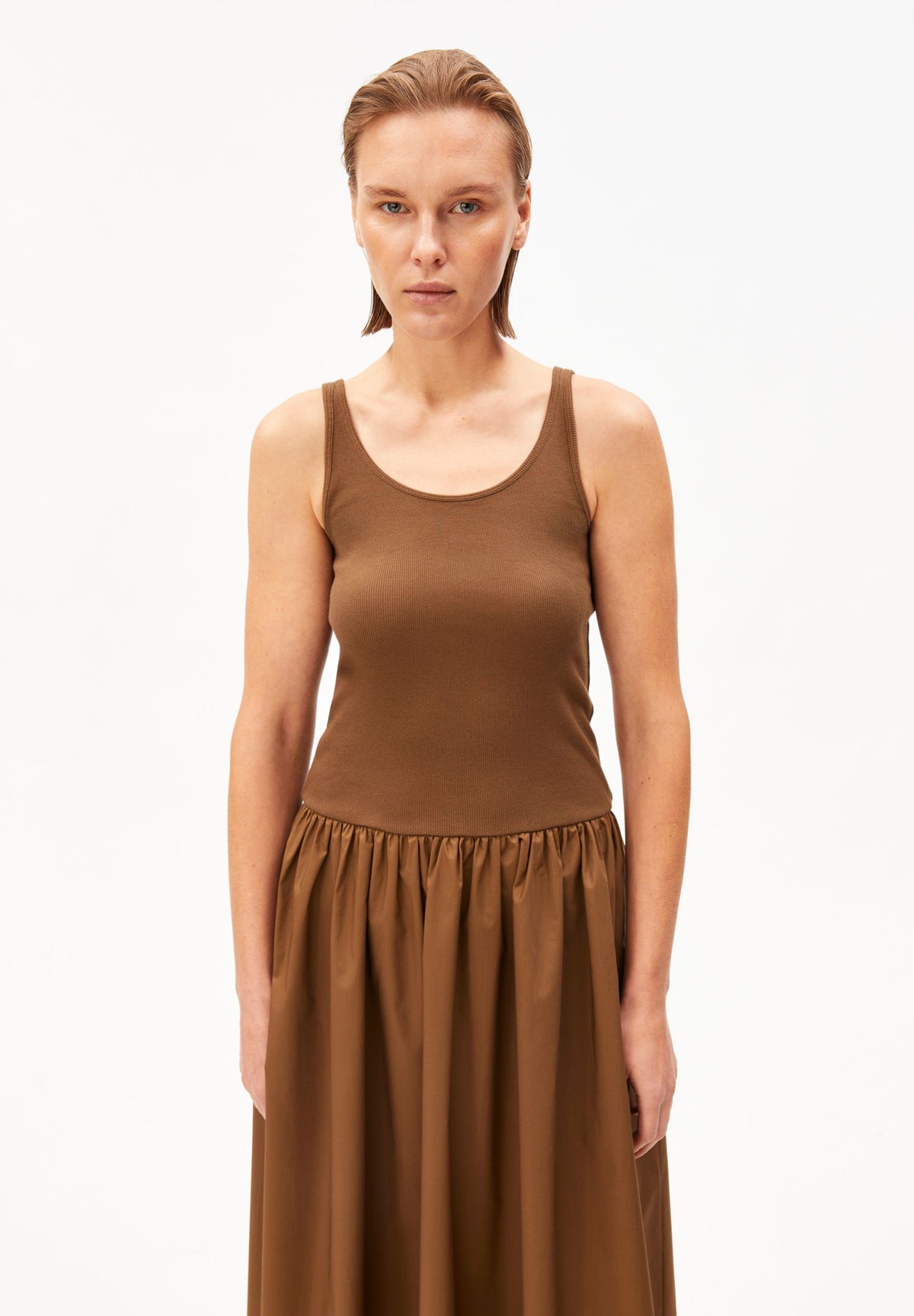 MATERIAL MIX DRESS