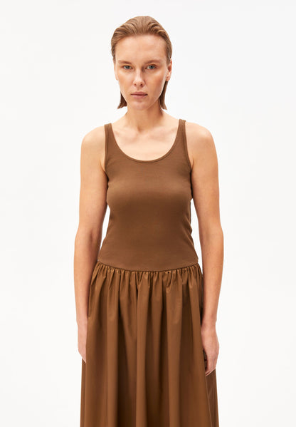 MATERIAL MIX DRESS