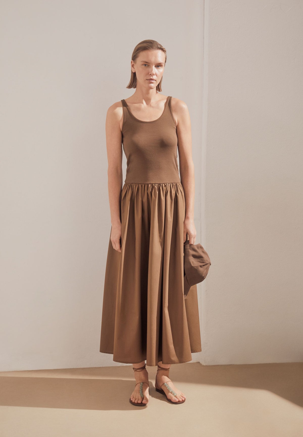 MATERIAL MIX DRESS